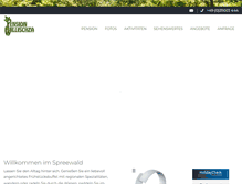 Tablet Screenshot of pension-willischza.de